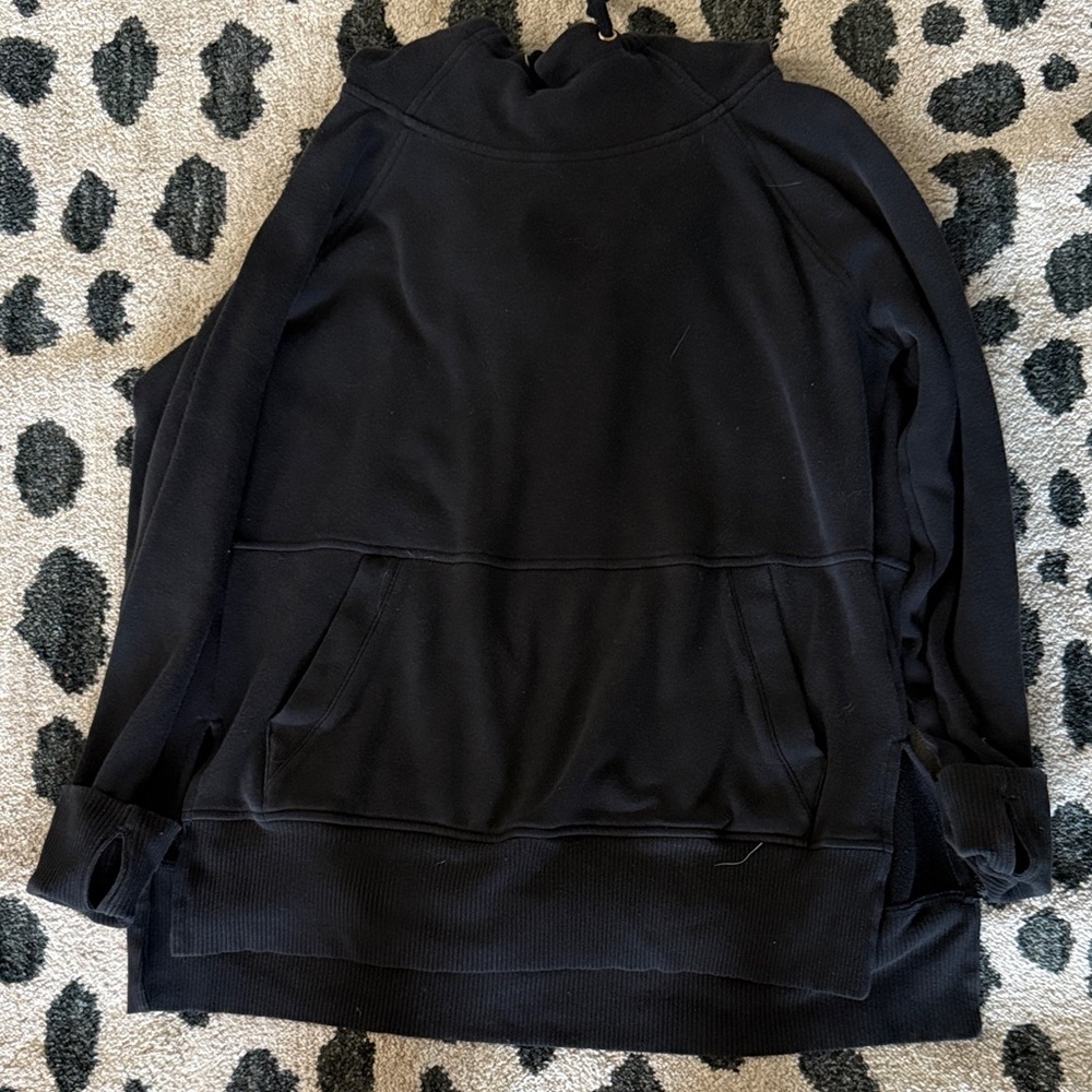 Athletic Works Black Cowl Neck Sweater